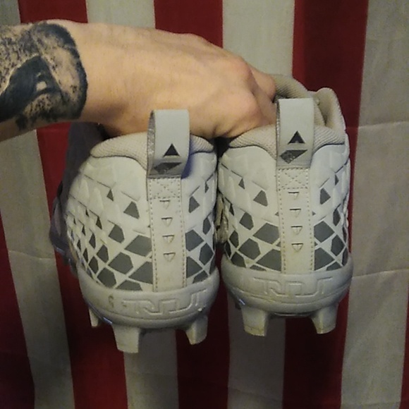 NIKE FORCE ZOOM TROUT 6 METAL Mens Mid Baseball Cleats - Picture 3 of 6